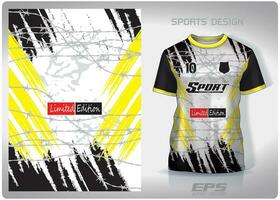 vector sport- overhemd achtergrond afbeelding.zwart en wit met weerhaken draad hek patroon ontwerp, illustratie, textiel achtergrond voor sport- t-shirt, Amerikaans voetbal Jersey overhemd