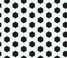 voetbal bal naadloos patroon in zwart en wit vector