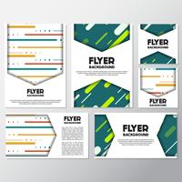 frisse mode achtergrond flyer stijl achtergrond ontwerpsjabloon vector