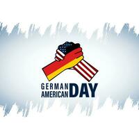 nationaal Duitse Amerikaans dag oktober 6 achtergrond vector illustratie