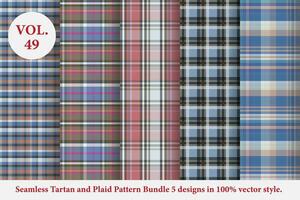 tartan plaid patroon buffel vector, stof achtergrond behang vector