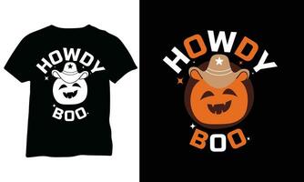 howdy boe overhemd howdy boe overhemd halloween western eps vector ontwerp