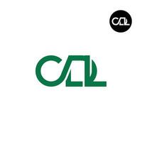 brief cdl monogram logo ontwerp vector