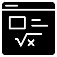website glyph-pictogram vector