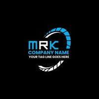 mrk brief logo creatief ontwerp met vector grafisch, mrk gemakkelijk en modern logo. mrk luxueus alfabet ontwerp