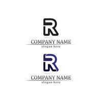 r brief pijl vector illustratie pictogram lettertype voor zaken en bedrijven