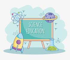 wetenschappelijk onderwijs school vector