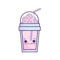 leuke frappé-cartoon vector