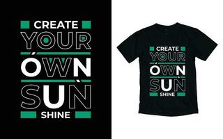 motiverende typografie t-shirt afdrukken ontwerp, inspirerend citaten t-shirt ontwerp vector