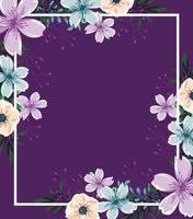 bloemen aquarel banner vector