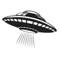 ufo vector illustratie niet geïdentificeerd vliegend voorwerp schotel kosmisch vaartuig