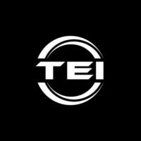 tei logo ontwerp, inspiratie voor een uniek identiteit. modern elegantie en creatief ontwerp. watermerk uw succes met de opvallend deze logo. vector