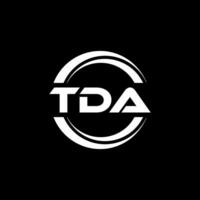 tda logo ontwerp, inspiratie voor een uniek identiteit. modern elegantie en creatief ontwerp. watermerk uw succes met de opvallend deze logo. vector