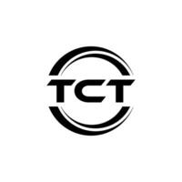 tct logo ontwerp, inspiratie voor een uniek identiteit. modern elegantie en creatief ontwerp. watermerk uw succes met de opvallend deze logo. vector