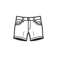 jongen shorts logo icoon vector