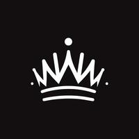 kroon silhouet logo vector