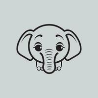 olifant icoon ontwerp vector