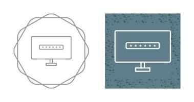 systeem wachtwoord vector icoon