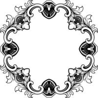 luxe kader ornament bruiloft decoratie vector