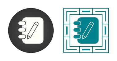 notebook vector pictogram