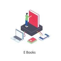 trending ebooks-elementen vector