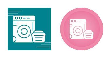 wasmachine vector pictogram