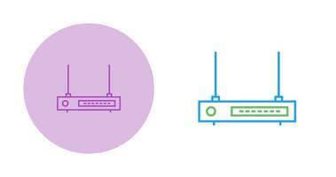 Wifi router vector icoon