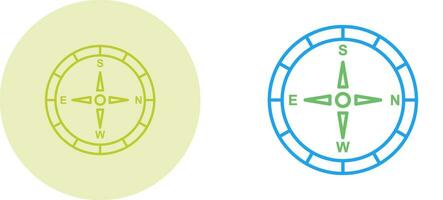 kompas vector pictogram