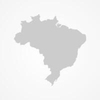Brazilië kaart sjabloon. vector ontwerp.