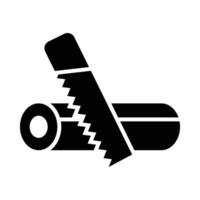 houthakker vector glyph icoon voor persoonlijk en reclame gebruiken.