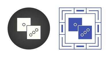 dobbelstenen vector icon