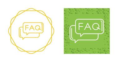 FAQ vector icoon