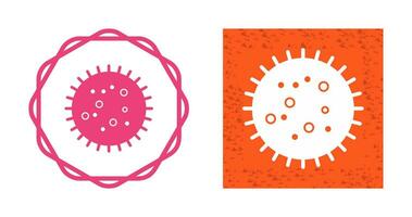 bacterie in glijbaan vector icoon