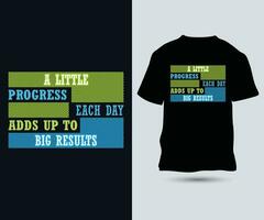 motiverende citaat t-shirt ontwerp sjabloon vector