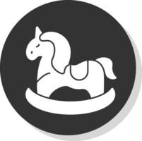 paard speelgoed- vector icoon ontwerp