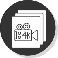 video film vector icoon ontwerp