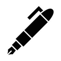 pen vector glyph icoon voor persoonlijk en reclame gebruiken.