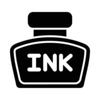 inkt vector glyph icoon voor persoonlijk en reclame gebruiken.