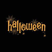 gelukkig halloween vector typografie ontwerp