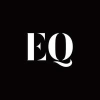 eq logo brief eerste logo ontwerpen sjabloon vector