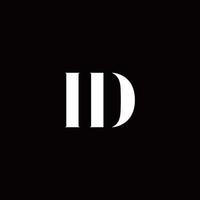 id logo brief eerste logo ontwerpen sjabloon vector