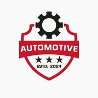 automotive uitrusting logo ontwerp vector sjabloon