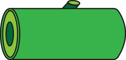 groen log icoon Aan wit achtergrond. vector