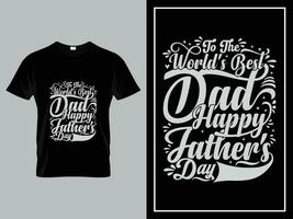 vader typografie t overhemd ontwerp, vader dag t-shirt ontwerp vector