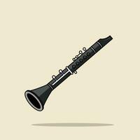 de illustratie van klarinet vector