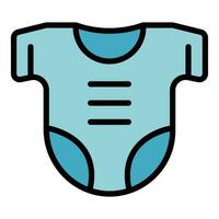 baby kleding icoon vector vlak