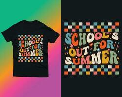 terug naar school t-shirt vector