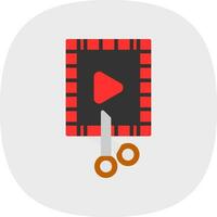 video editor vector icoon ontwerp