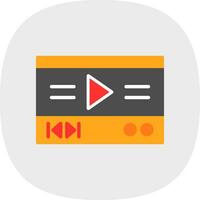 video speler vector icoon ontwerp