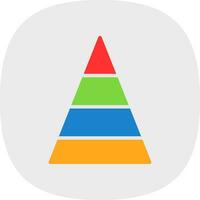 piramide vector icoon ontwerp